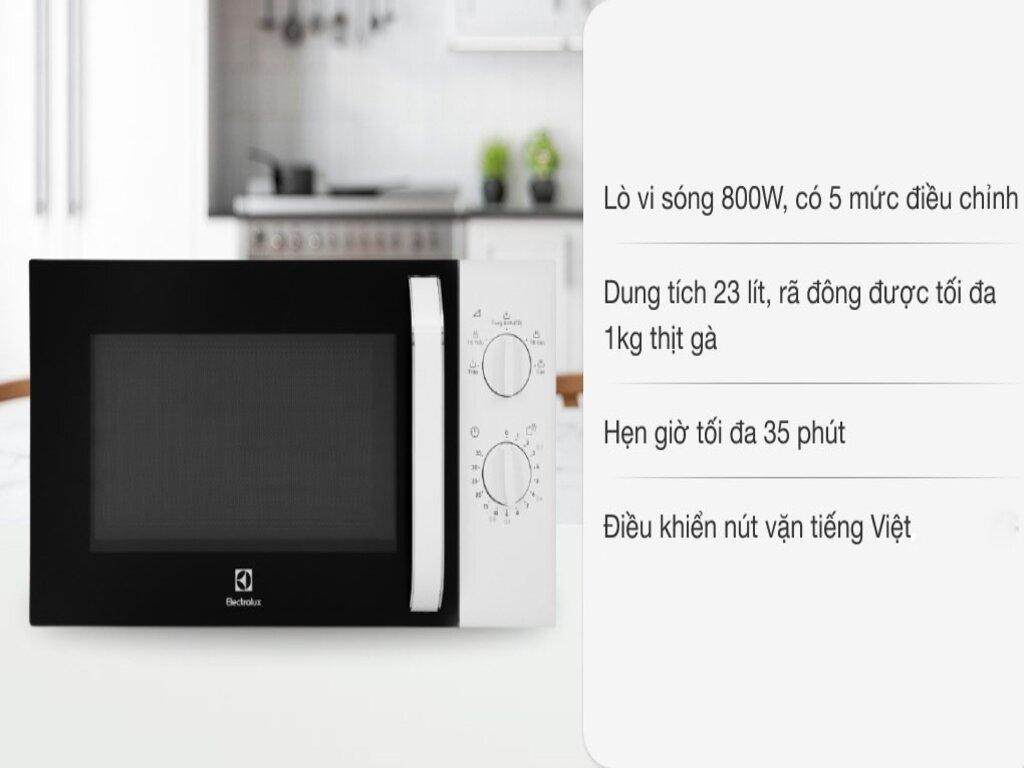 lò vi sóng Electrolux 23 lít loại nào tốt