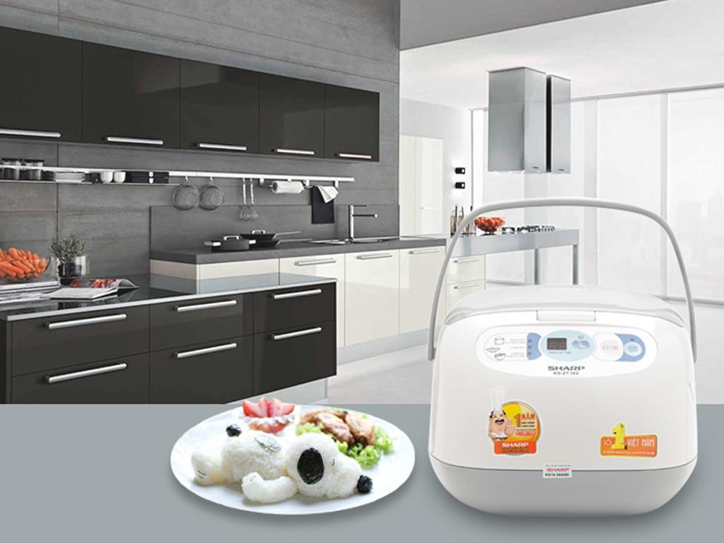 Cách sử dụng nồi cơm điện Sharp KS-ZT18 chi tiết - Lưu ý khi dùng nồi cơm điện