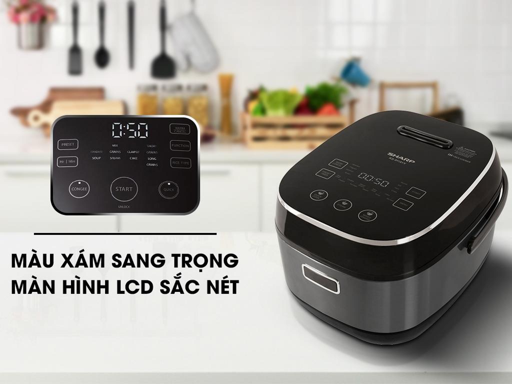 Cách sử dụng nồi cơm điện Sharp KS IH191V cao tần nấu cơm siêu ngon