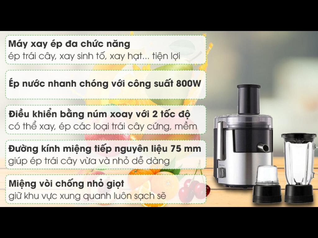 Máy Ép Trái Cây Đa Năng Panasonic MJ-DJ31SRA