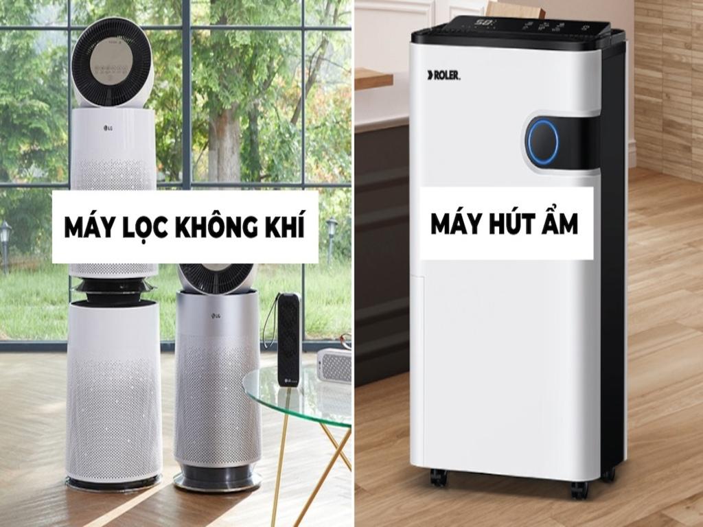 Đâu là sự lựa chọn tốt nhất giữa máy lọc không khí và máy hút ẩm? Nên mua loại nào để sử dụng?