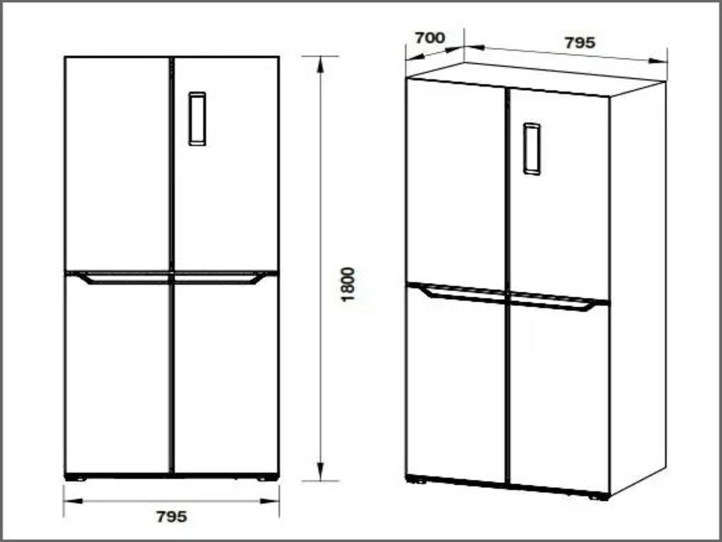 Giải đáp mọi thắc mắc liên quan đến kích thước tủ lạnh hitachi 4 cánh?