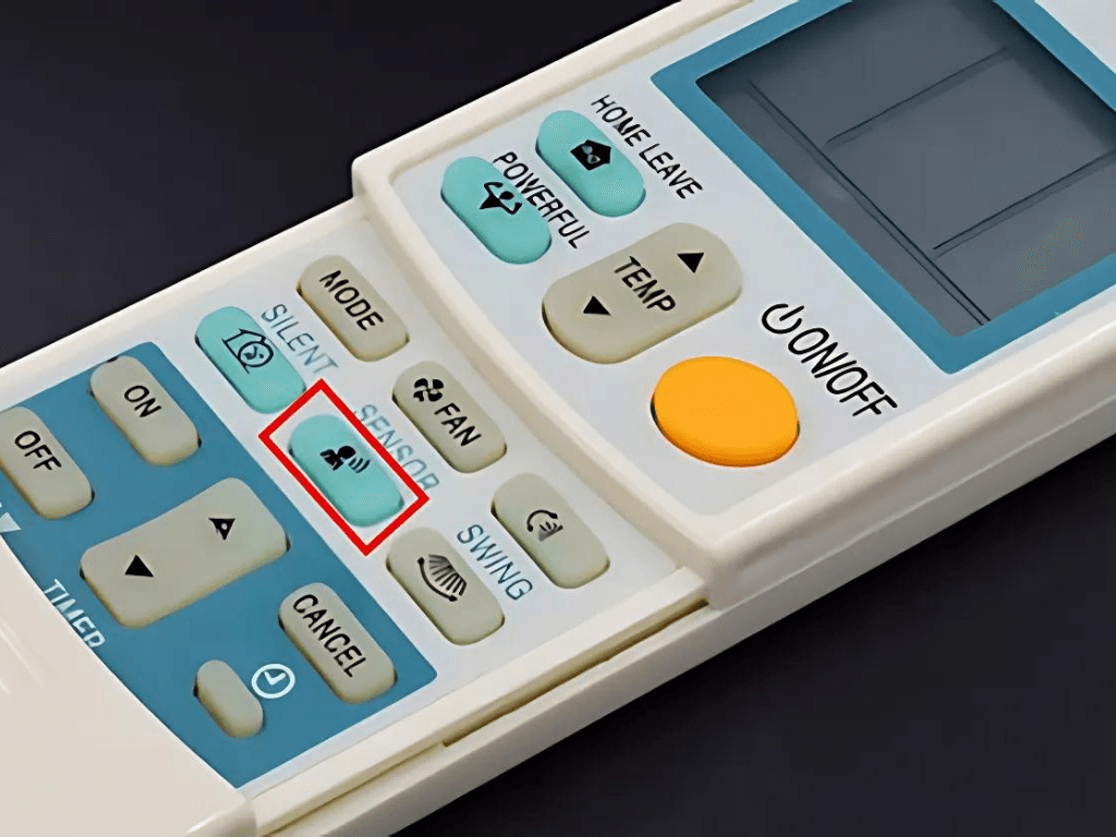 Ý nghĩa nút sensor trên remote máy lạnh là gì và sử dụng như thế nào?