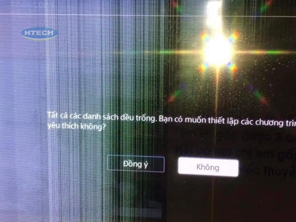 Màn hình tivi Sony bị tối đen. Có nên thay màn hình tivi Sony tại ...