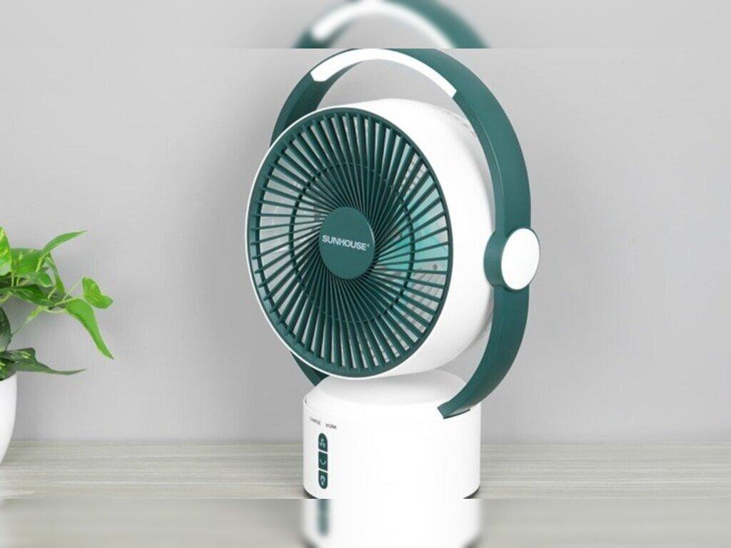 Cách sạc quạt tích điện Sunhouse đơn giản ai cũng làm được