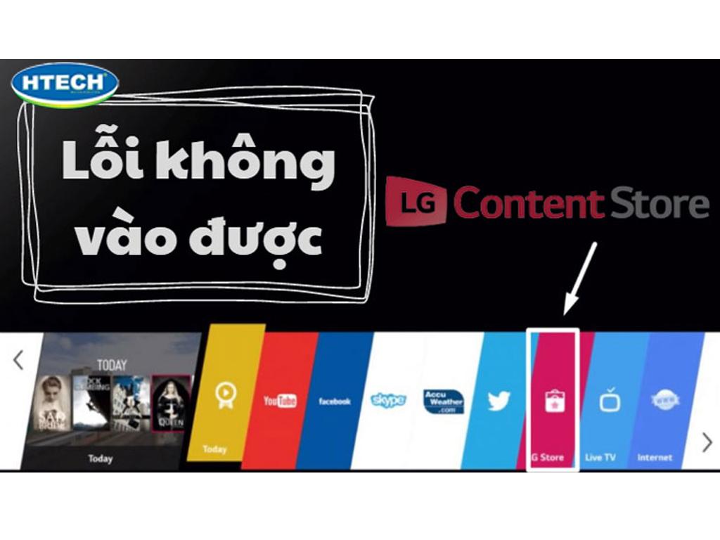 Tivi LG không vào được LG store. Lưu ý khi sử dụng Smart tivi LG