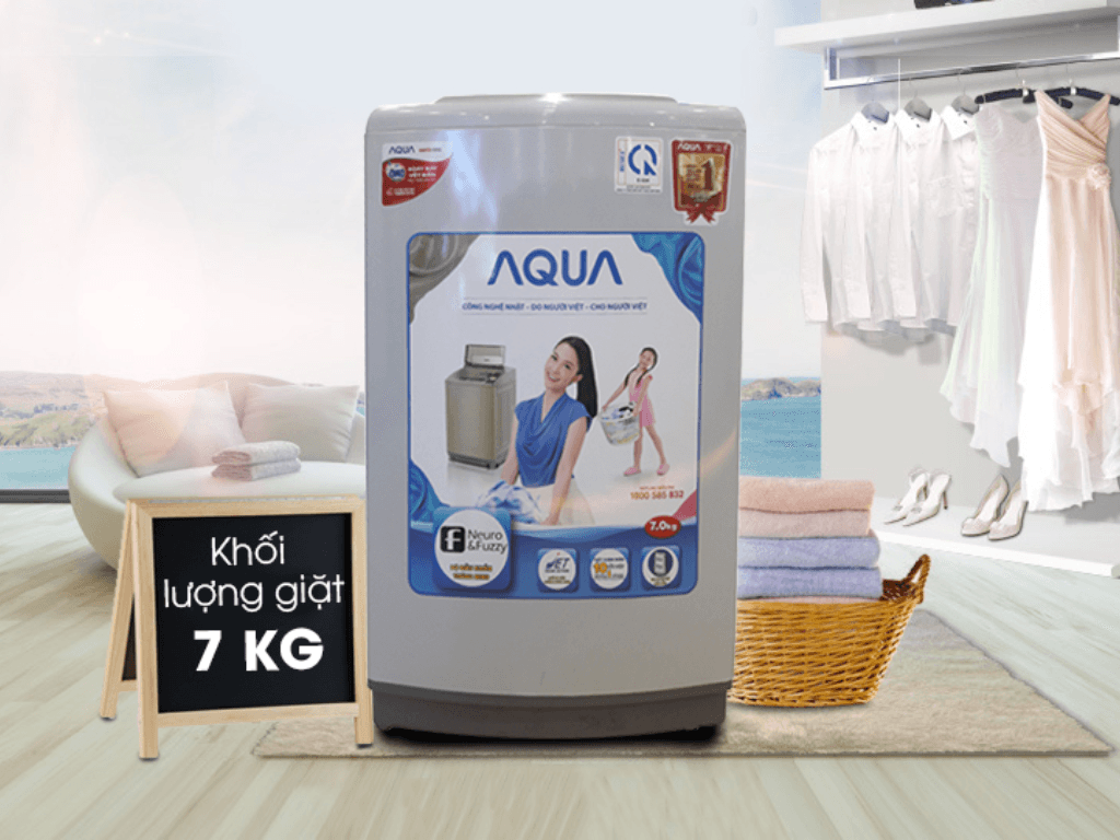 Cách sử dụng máy giặt Sanyo 7kg giặt sạch nhanh siêu tốc, bảo quản máy tốt