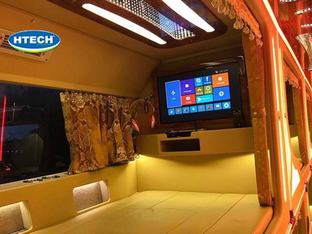 Cách sử dụng tivi trên xe giường nằm đơn giản - dễ hiểu