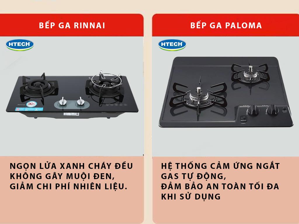 So sánh bếp ga Rinnai và Paloma. Kinh nghiệm mua bếp ga nội địa Nhật
