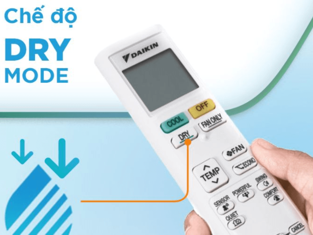 Sử dụng chế độ hút ẩm điều hòa Daikin như thế nào?