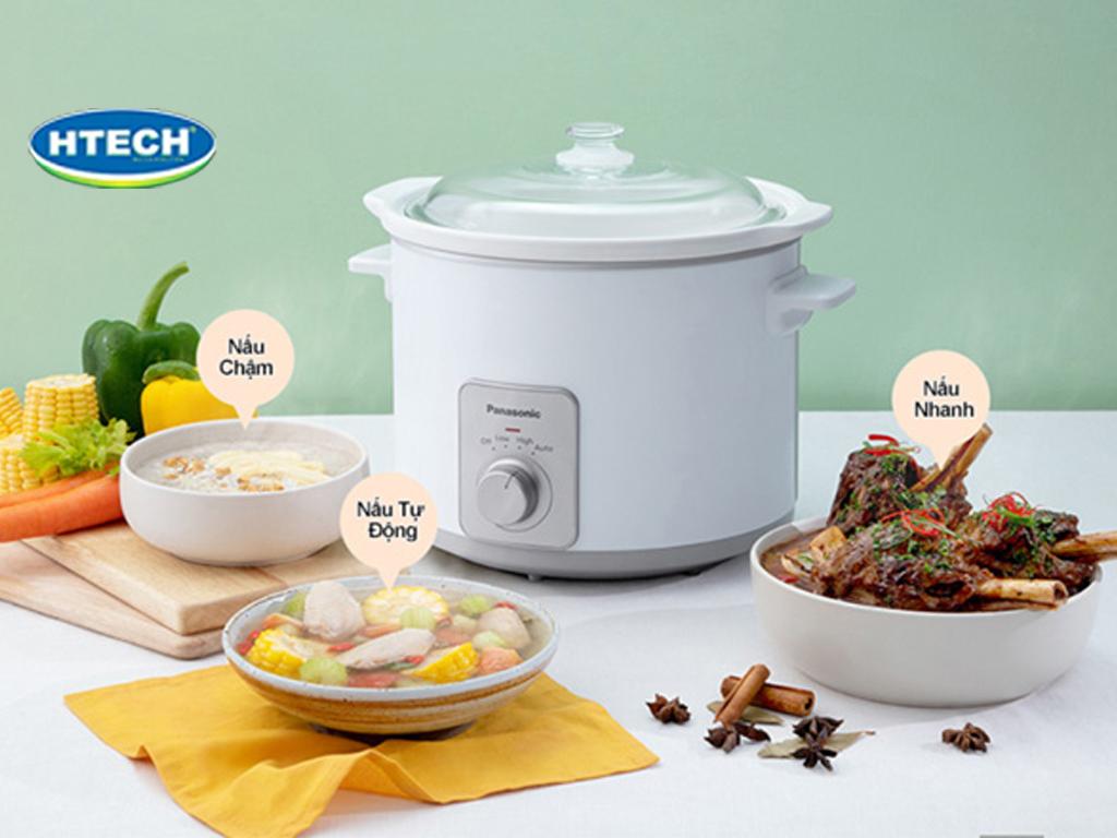 Cách sử dụng nồi nấu cháo chậm Panasonic 3 chế độ. Cẩn thận KHÉT