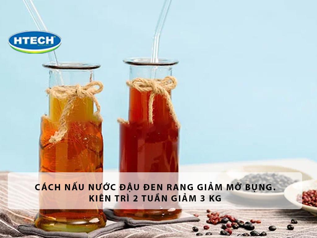 Cách nấu nước đậu đen rang giảm mỡ bụng. Kiên trì 2 tuần giảm 3 kg