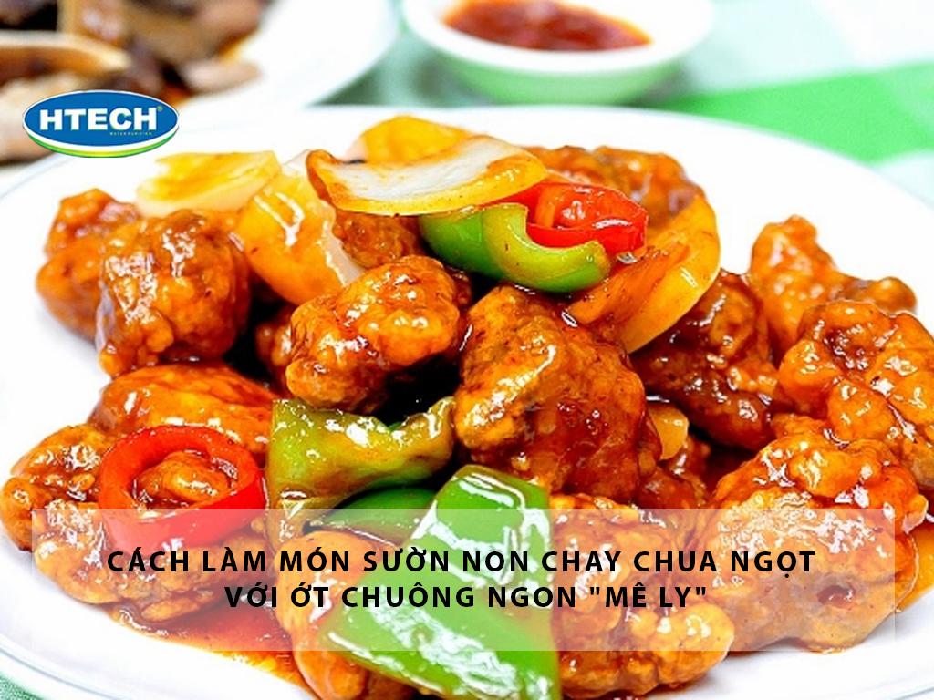 Cách làm món sườn non chay chua ngọt với ớt chuông ngon "mê ly"