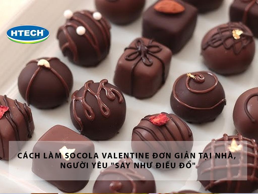 Cách làm socola valentine đơn giản tại nhà, người yêu "say như điếu đổ"