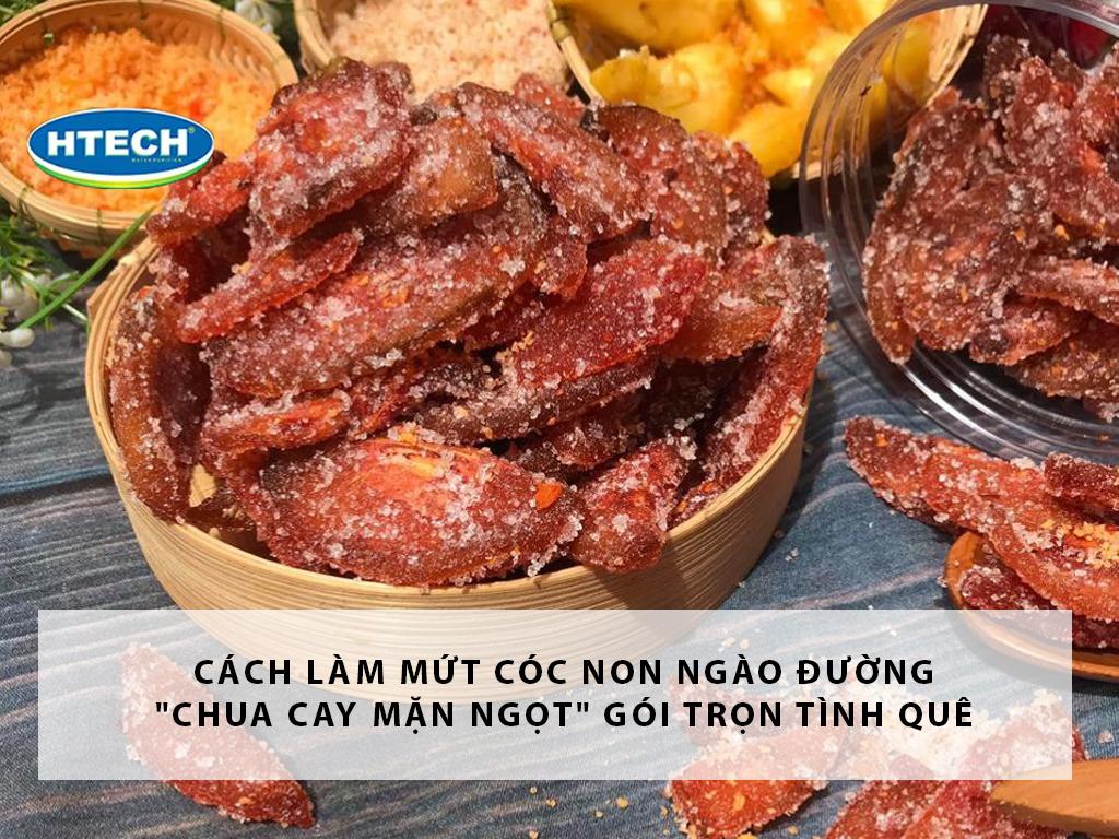 Cách làm mứt cóc non ngào đường "chua cay mặn ngọt" gói trọn tình quê