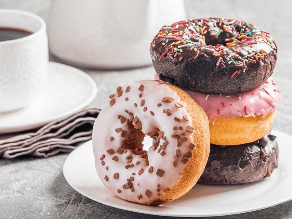Cách làm bánh donut bằng lò nướng 0% chiên rán eatclean vẫn có thể ăn ngon
