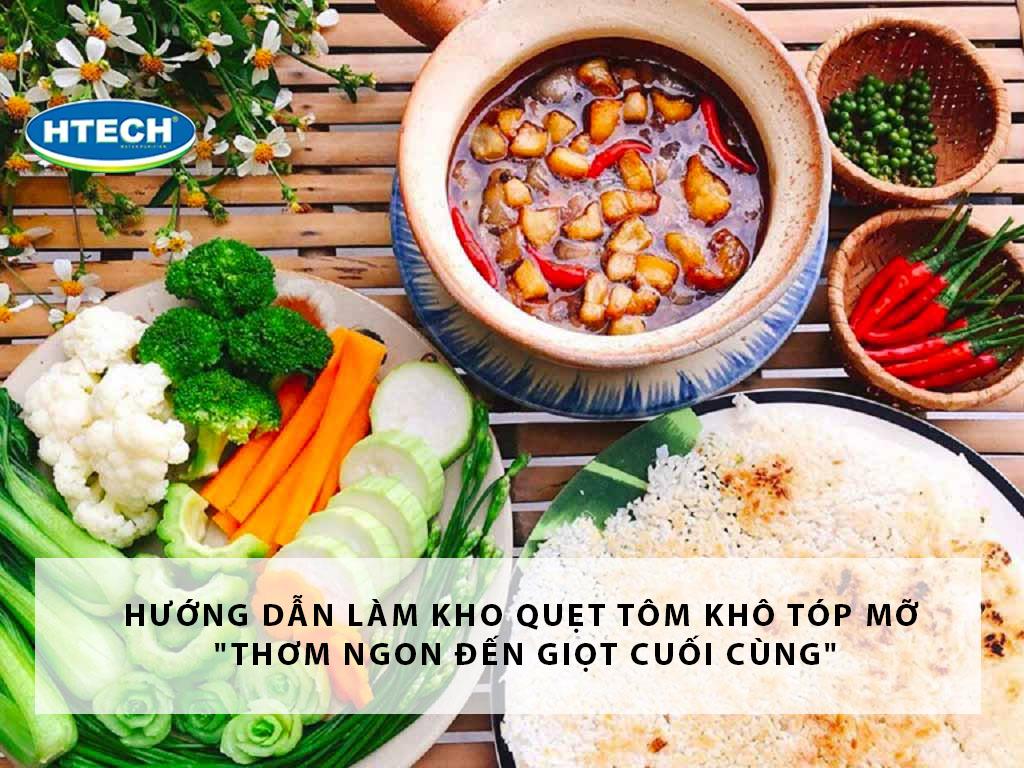 Hướng dẫn làm kho quẹt tôm khô tóp mỡ "thơm ngon đến giọt cuối cùng"