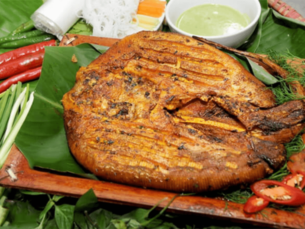 Cách ướp cá đuối nướng giấy bạc gói trọn vị biển trong từng thớ thịt