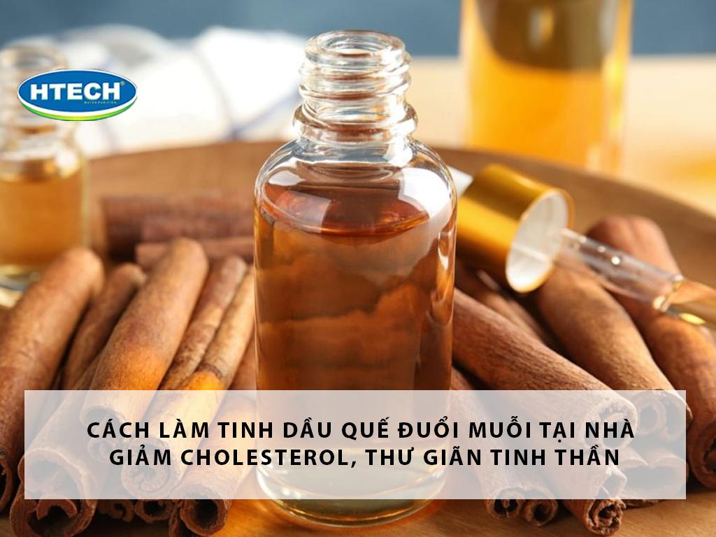 Cách làm tinh dầu quế đuổi muỗi tại nhà giảm cholesterol, thư giãn tinh thần