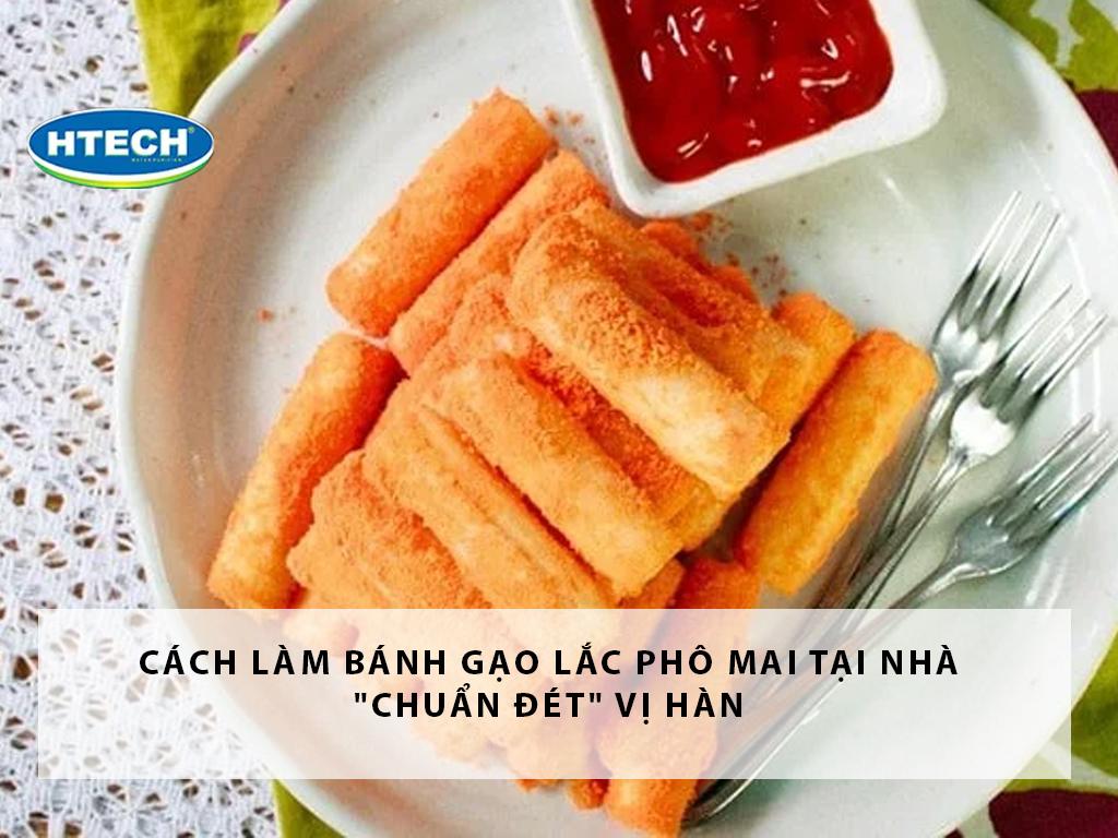 Cách làm bánh gạo lắc phô mai tại nhà "chuẩn đét" vị Hàn