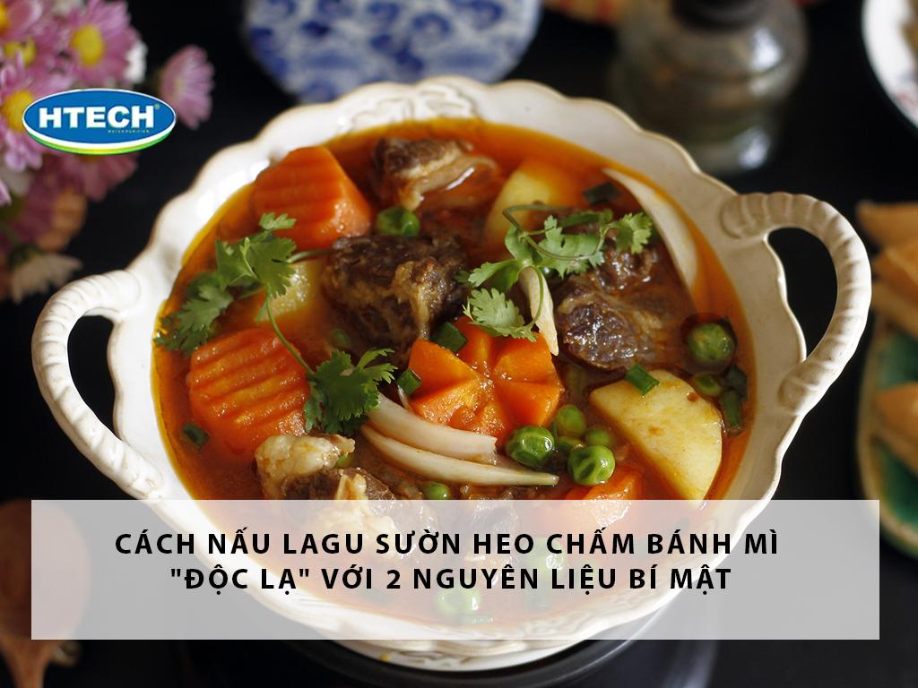Cách nấu lagu sườn heo chấm bánh mì "độc lạ" với 2 nguyên liệu bí mật