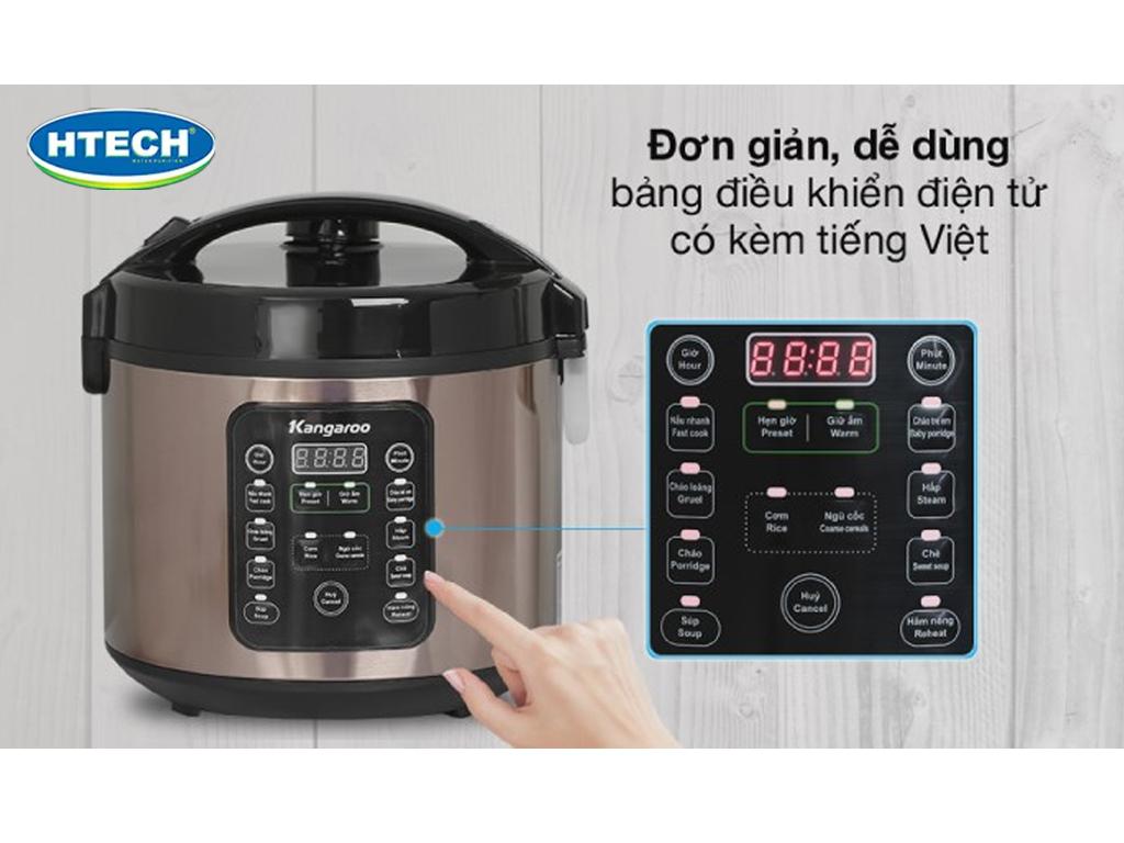 Cách sử dụng nồi cơm điện Kangaroo cực đơn giản "gấp đôi" tuổi thọ