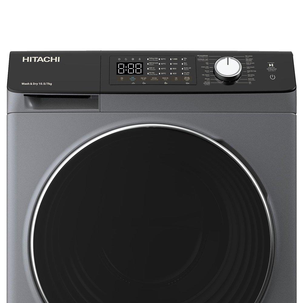 Máy giặt lồng ngang Hitachi Inverter 10.5Kg sấy 7Kg BD-D1054HVOS-3