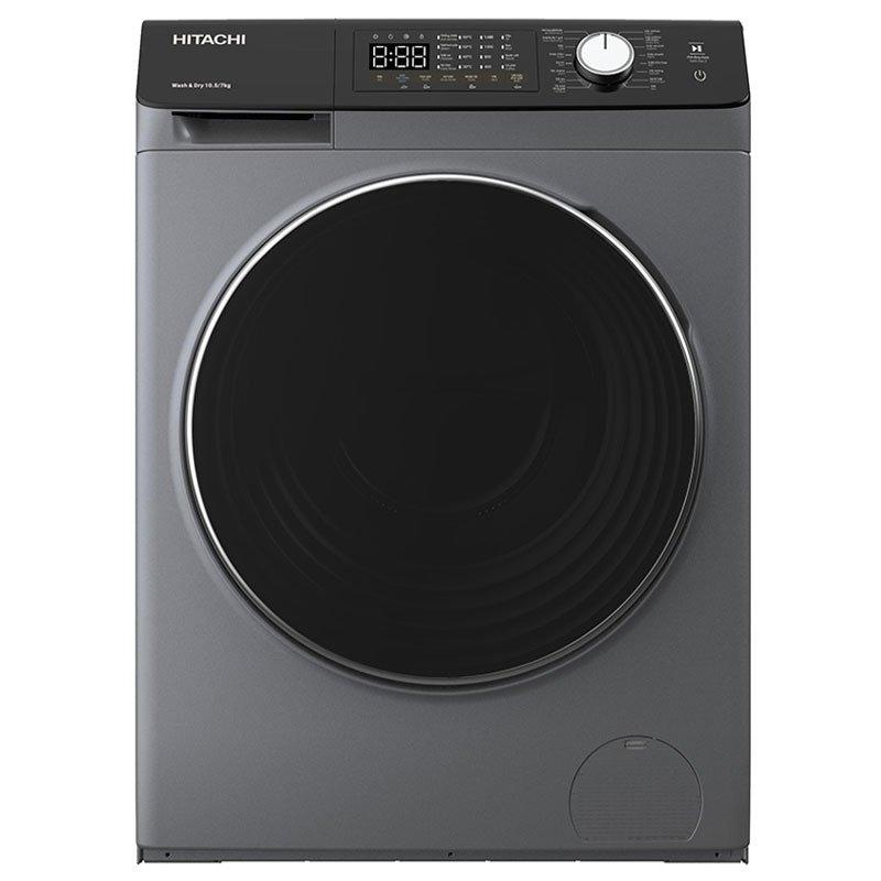 Máy giặt lồng ngang Hitachi Inverter 10.5Kg sấy 7Kg BD-D1054HVOS-0
