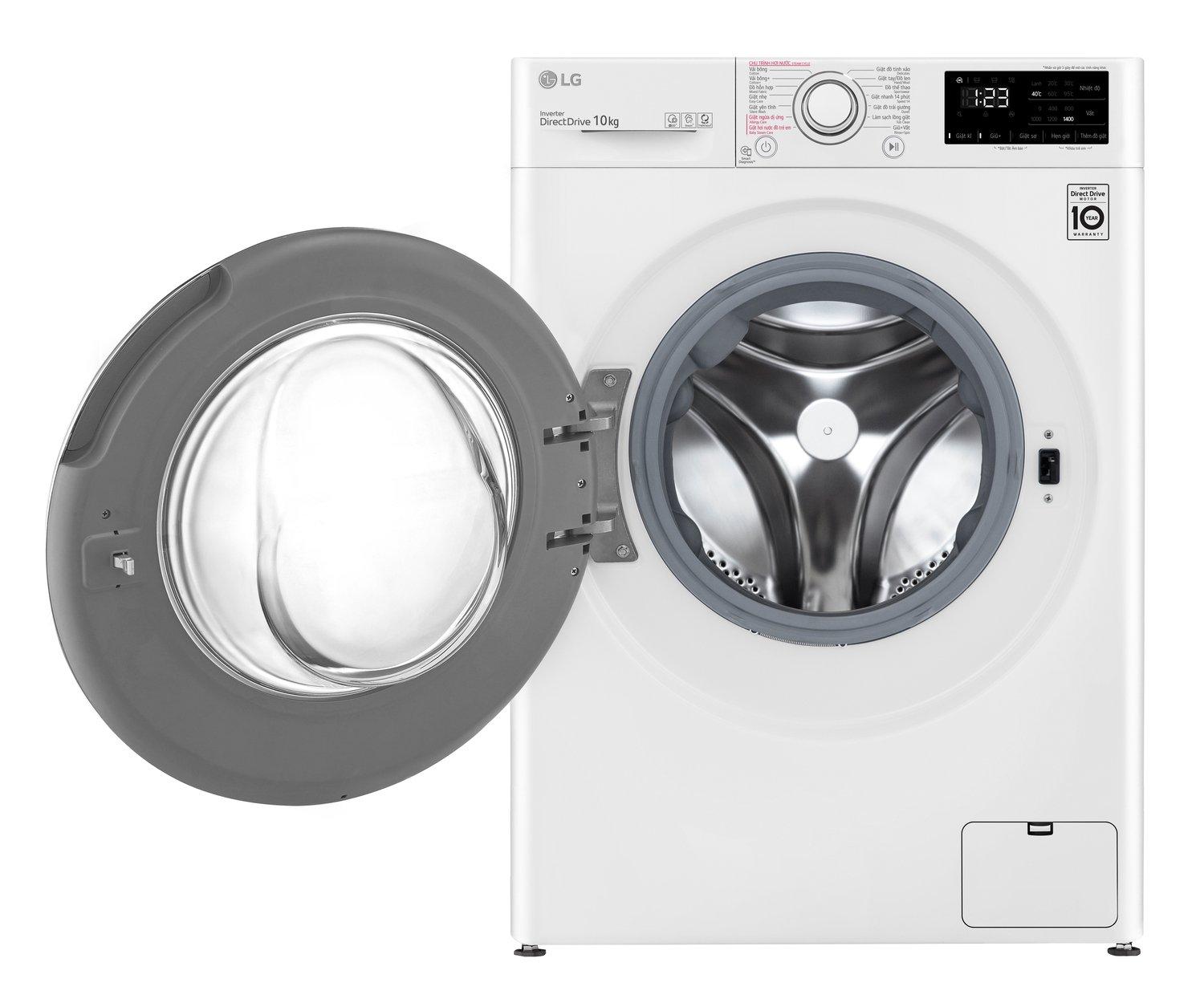 Máy giặt lồng ngang thông minh LG AI DD 10kg FV1410S5W-4