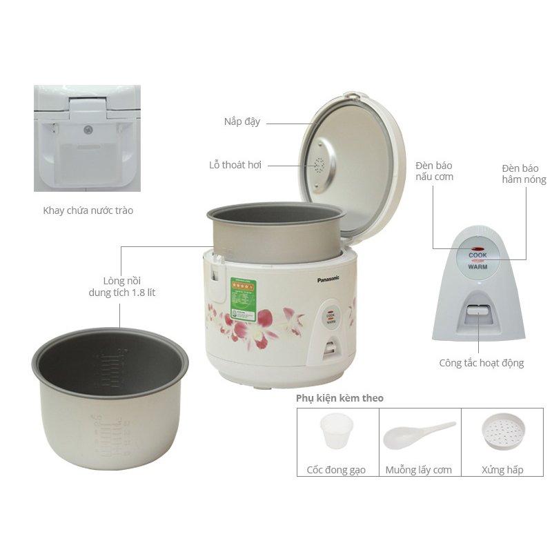 Nồi cơm điện Panasonic 1.8L SR-MEV18HRA/MVN187HRA-2