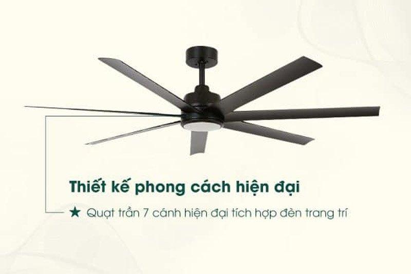 Quạt Trần Luxuryfan Lucci Atlanta Ld-56'' Atl Blk 213183-4