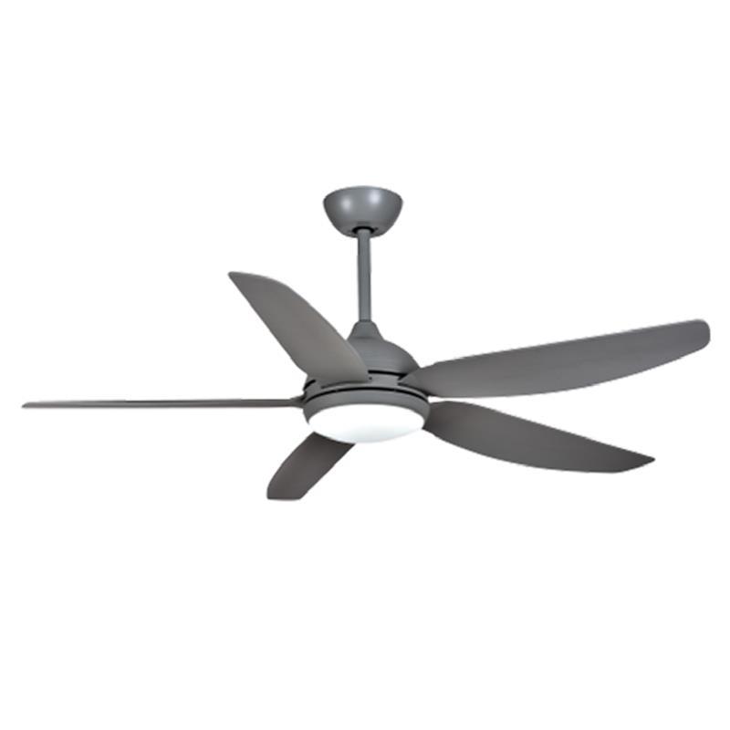 Quạt trần 5 cánh TCL 57YN04 đèn LED có điều khiển màu ghi-0