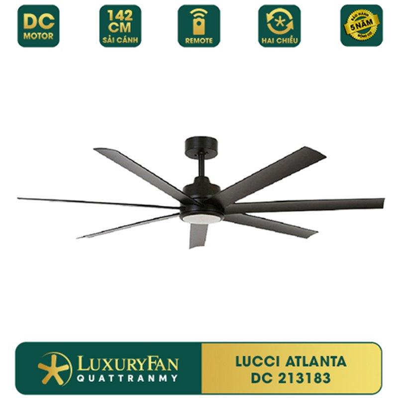 Quạt Trần Luxuryfan Lucci Atlanta Ld-56'' Atl Blk 213183-0
