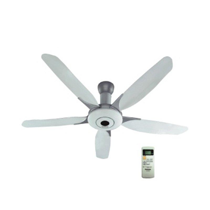 Quạt trần 5 cánh Panasonic F-60WWK-có điều khiển-ti30-Malaysia