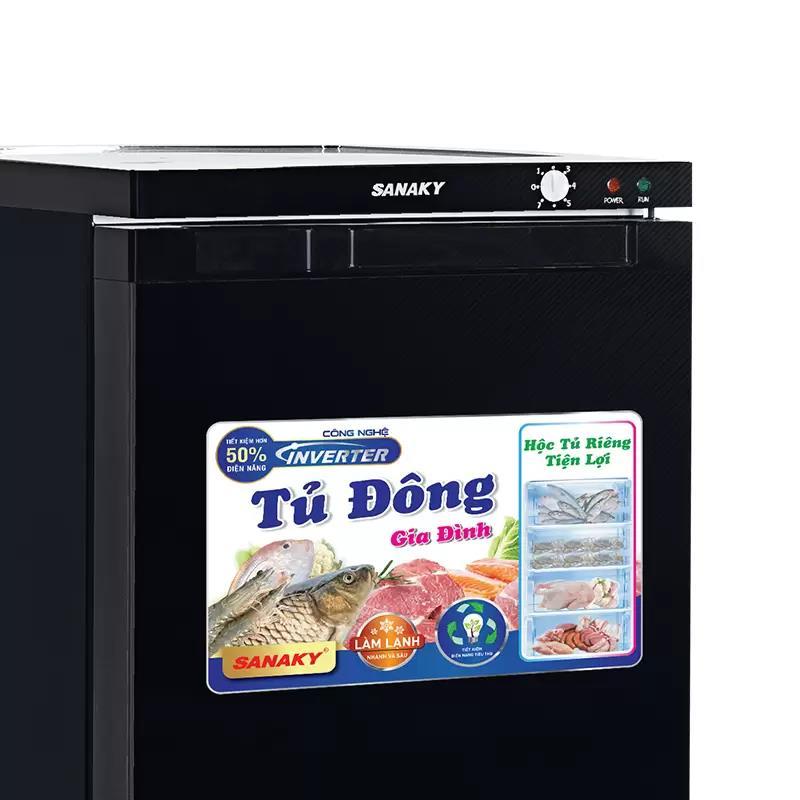 Tủ đông đứng Sanaky Inverter 118L VH-160VD3-3