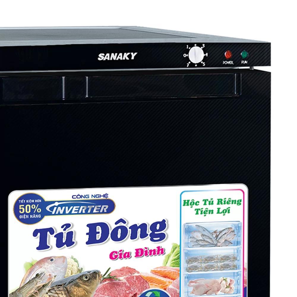 Tủ đông đứng Sanaky Inverter 213L VH-230VD3-3