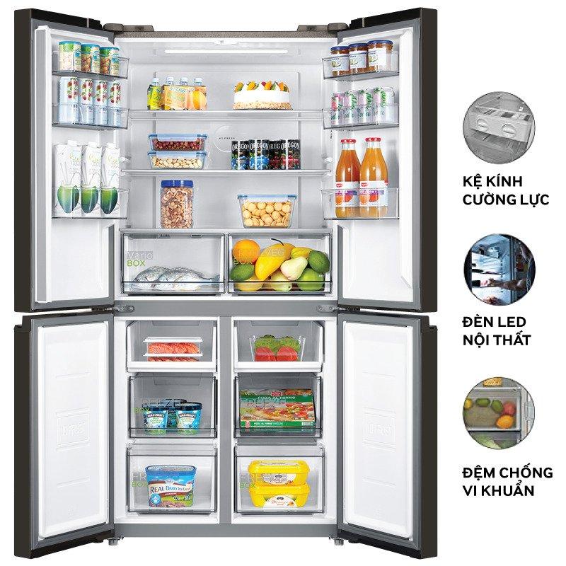 Tủ lạnh 4 cửa Inverter Coex RM-4006MSG 474L-3