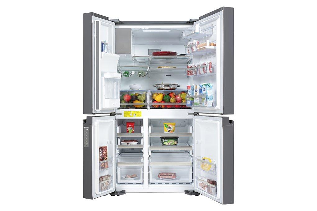 Tủ lạnh Electrolux Inverter 4 cửa 609L EQE6879A-B-1