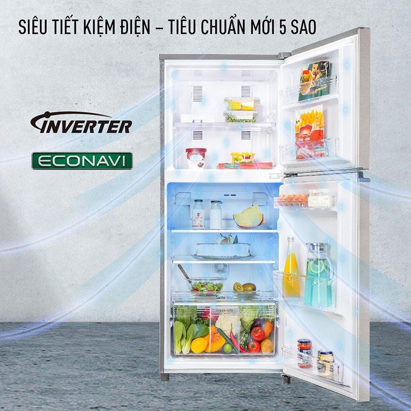Tủ lạnh Panasonic Inverter 234L NR-TV261APSV-3