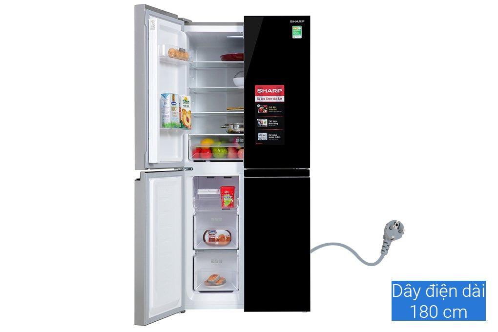 Tủ lạnh Sharp Inverter 362L SJ-FX420VG-BK-2