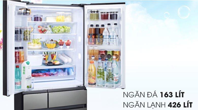 Tủ lạnh Panasonic Inverter 589L 6 cửa NR-F603GT-X2-3