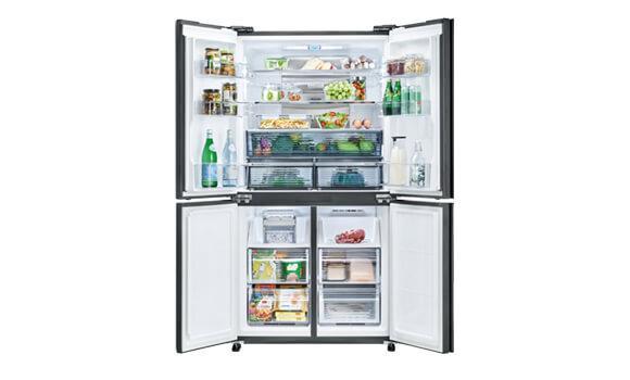 Tủ lạnh Sharp Inverter 525 Lít 4 cửa SJ-FXP600VG-BK-2